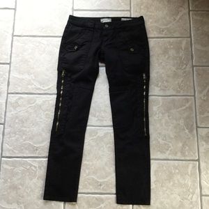 Taverniti So Jeans in Black with Zippers
